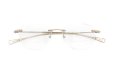 DITA Lancier ディータランシアー 縁無しメガネ通販 LSA-130 DLX130-A-01 Gold Sand 折り畳んだ状態