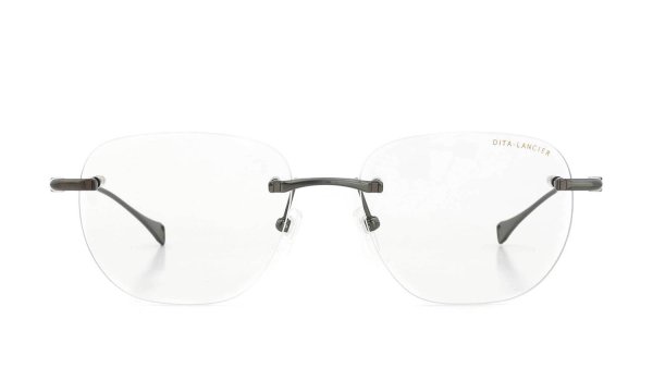DITA Lancier ディータランシアー 縁無しメガネ通販 LSA-130 DLX130-A-02 Brushed Antique Silver