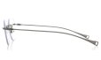 DITA Lancier ディータランシアー 縁無しメガネ通販 LSA-130 DLX130-A-02 Brushed Antique Silver