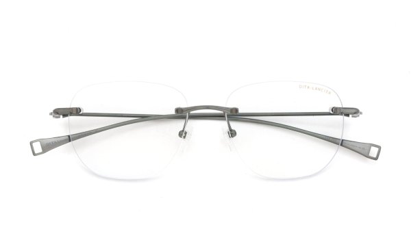 DITA Lancier ディータランシアー 縁無しメガネ通販 LSA-130 DLX130-A-02 Brushed Antique Silver
