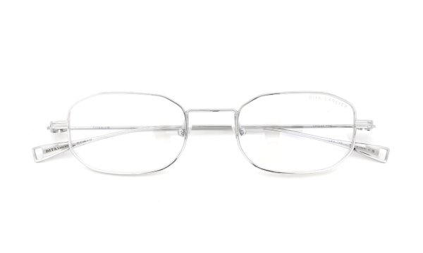 DITA Lancier ディータ メガネ LSA-148 DLX148-A-02 Shiny Silver 折りたたみ正面