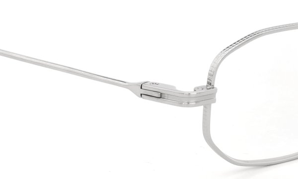 DITA Lancier ディータ メガネ LSA-148 DLX148-A-02 Shiny Silver ヒンジ表側ディテール