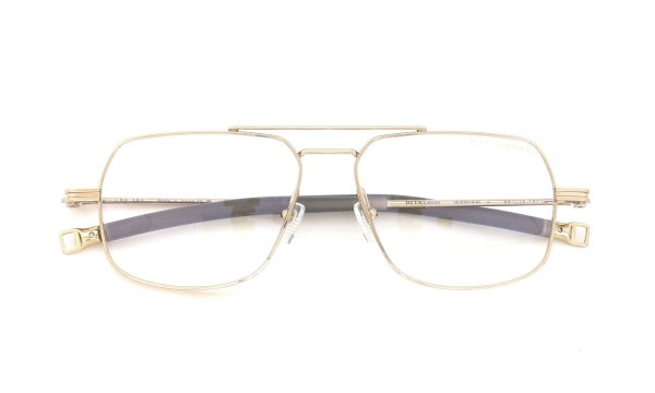 DITA Lancier ディータ メガネ LSA-151 DLX151-A-01 Gold Sand 折りたたみ正面