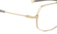 DITA Lancier ディータ メガネ LSA-151 DLX151-A-01 Gold Sand ヒンジ表側ディテール