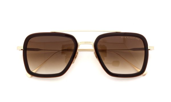 DITA サングラス通販 FLIGHT.006 7806-W ROOT BEER - ANTUQUE WHITE GOLD w