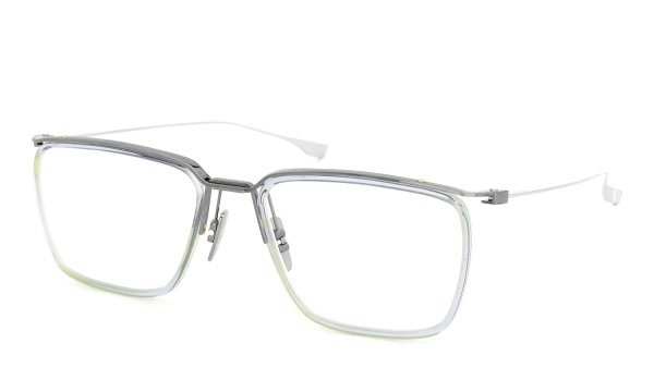 DITA ディータ メガネ通販 SCHEMA-ONE DTX106-55-09 Ice Blue - Brushed Antique Silver - Antique Silver w