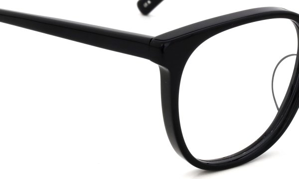 EYEVAN アイヴァン復刻 HISTORIC COLLECTION ウエリントンメガネ AU-5004 col.BLK 51□19 フロント端部のディテール