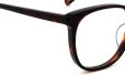 EYEVAN アイヴァン復刻 HISTORIC COLLECTION ウエリントンメガネ AU-5004 col.BRN 51□19 ヒンジ表側ディテール