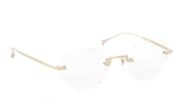 EYEVAN アイヴァン 縁無しメガネ通販 Alvira(49) col.G 斜め正面
