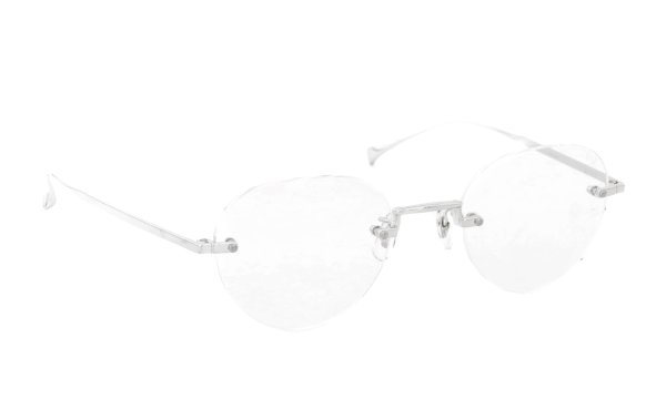 EYEVAN アイヴァン 縁無しメガネ通販 Alvira(49) col.S 斜め正面