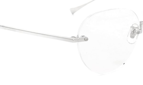 EYEVAN アイヴァン 縁無しメガネ通販 Alvira(49) col.S ヒンジ表側のディテール