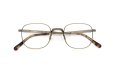 EYEVAN アイヴァン復刻 HISTORIC COLLECTION メガネ DD-21 col.ATG 46□21 折りたたみ正面