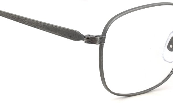 EYEVAN アイヴァン復刻 HISTORIC COLLECTION メガネ DD-21 col.ATP 46□21 ヒンジ表側ディテール