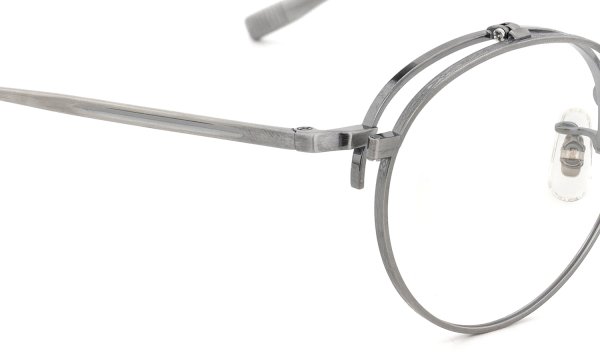 EYEVAN アイヴァン 単式跳ね上げメガネ Sparkle-FP col.P フロントとテンプルの取り付き