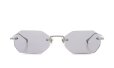 EYEVAN アイヴァン 縁無しサングラス通販 Traction(52) col.BC /MD GRY N 正面