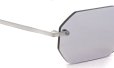 EYEVAN アイヴァン 縁無しサングラス通販 Traction(52) col.BC /MD GRY N ヒンジ表側ディテール