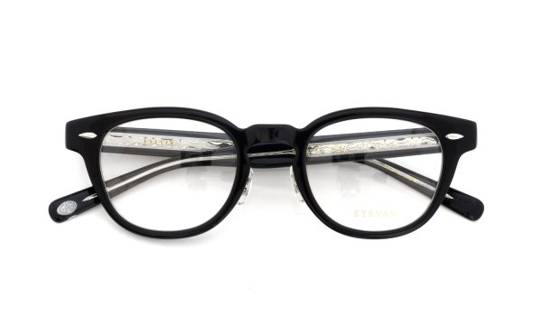 EYEVAN メガネ通販 Webb-CP 47 col.PBK/S 折りたたみ正面