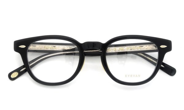 EYEVAN メガネ通販 Webb-CP(47) col.PBK 折りたたみ正面