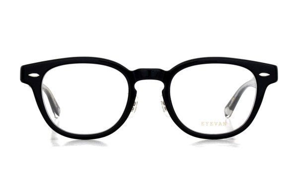 EYEVAN メガネ Webb-CP(49) col.PBK/S 正面