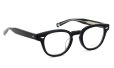 EYEVAN 定番メガネ Webb(45) col.PBK/S 斜め正面