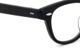 EYEVAN 定番メガネ Webb(45) col.PBK/S   フロントとヒンジのディテール