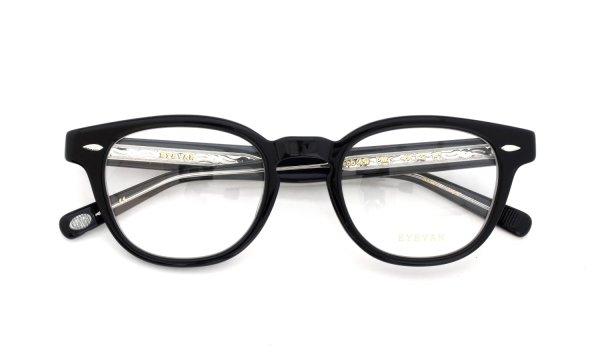 EYEVAN メガネ通販 Webb(49) col.PBK/S 折りたたみ正面