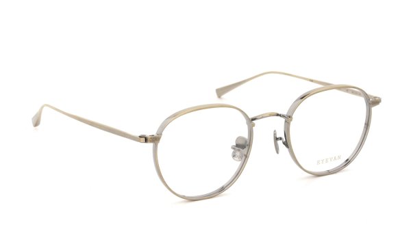 EYEVAN メガネ通販 York 48 COL.AG 斜め正面