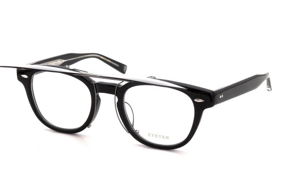 EYEVAN Webb専用 クリップオンサングラス LB ミドルブラウン 濃度：77.3% 二段階跳ね上げた状態