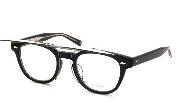 EYEVAN Webb専用 クリップオンサングラス DY ダーティーイエロー 濃度：60.1% 二段階跳ね上げた状態