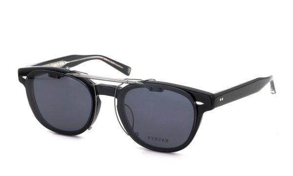EYEVAN Webb専用 クリップオンサングラス DG ダークグレー 濃度：88.1%閉じた状態