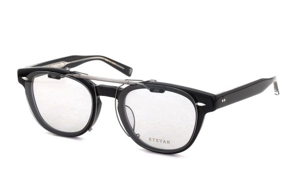 EYEVAN Webb専用 クリップオンサングラス LGEX ライトグレーEX 濃度：47.7% 閉じた状態