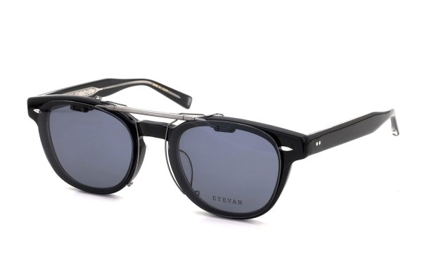 EYEVAN Webb専用 クリップオンサングラス MG ミドルグレー 濃度：81.1% 閉じた状態