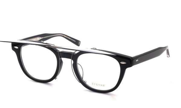 EYEVAN Webb専用 クリップオンサングラス GB グリーンブルー 濃度：83.8% 二段階跳ね上げた状態