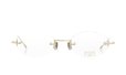 EYEVAN7285 メガネ 1196-1 (48) C.902 WHITE GOLD 正面
