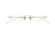 EYEVAN7285 メガネ 1196-1 (48) C.902 WHITE GOLD 折りたたみ正面