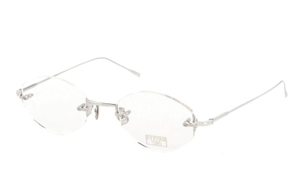 EYEVAN7285 メガネ 1196-1 (48) C.800 SILVER 斜め正面