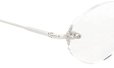 EYEVAN7285 メガネ 1196-1 (48) C.800 SILVER ヒンジ表側ディテール