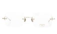 EYEVAN7285 縁無しメガネ 1196-2 (54) C.902 WHITE GOLD 正面