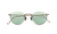 EYEVAN7285 サングラス 140(48) C.901 ANTIQUE GOLD /MRM GRN2 折りたたみ正面