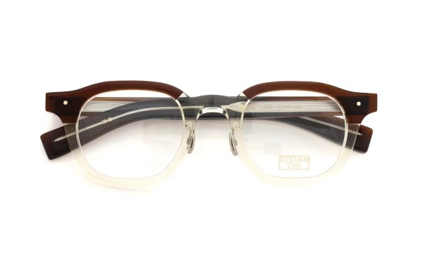 EYEVAN7285 メガネ通販 363(47) c.353 BEER BROWN/BECR