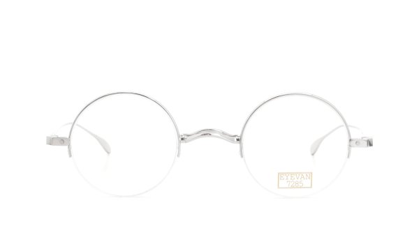 EYEVAN7285 アイヴァン7285 ハーフリム丸メガネ通販 824 Col.800 正面