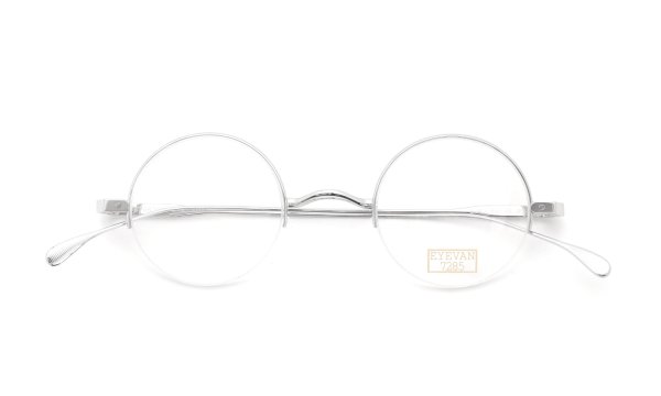 EYEVAN7285 アイヴァン7285 ハーフリム丸メガネ通販 824 Col.800 折りたたみ正面