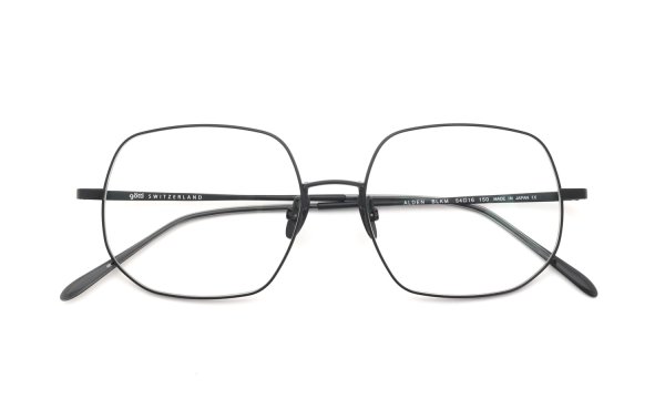 GOTTI SWITZERLAND メガネ ALDEN col.BLKM 折りたたみ正面