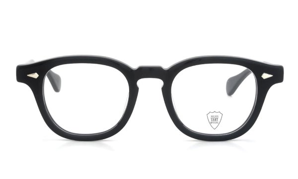 JULIUS TART OPTICAL メガネ通販 AR-48-22 col.BLACK PL-003A 正面