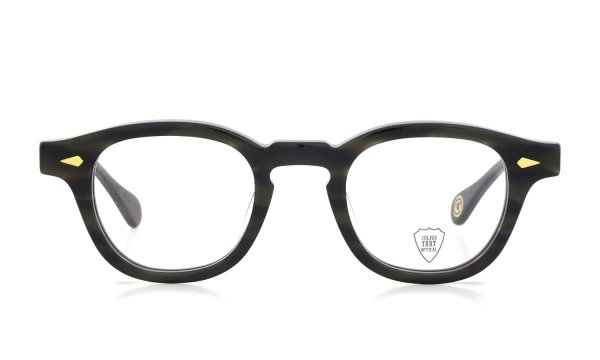 JULIUS TART OPTICAL AR Gold Series メガネ AR-46-24 Camo Sasa/Gold PL-102Ce 正面