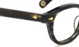JULIUS TART OPTICAL AR Gold Series メガネ AR-46-24 Camo Sasa/Gold PL-102Ce ヒンジ表側ディテール