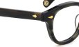 JULIUS TART OPTICAL AR Gold Series メガネ AR-48-24 Camo Sasa/Gold PL-103Ce ヒンジ表側のディテール