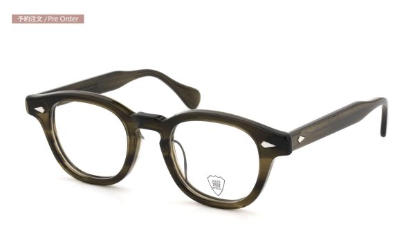 JULIUS TART OPTICAL メガネ通販 AR-46-22 OLIVE GREEN SASA PL-002SP