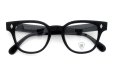 JULIUS TART OPTICAL メガネ通販 BRYAN-48-22 col.BLACK 折りたたみ正面
