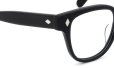 JULIUS TART OPTICAL メガネ通販 BRYAN-48-22 col.BLACK ヒンジ表側ディテール